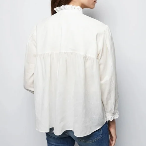 Nili Lotan Sarah Shirt - NWOT - Size M - Picture 4 of 9